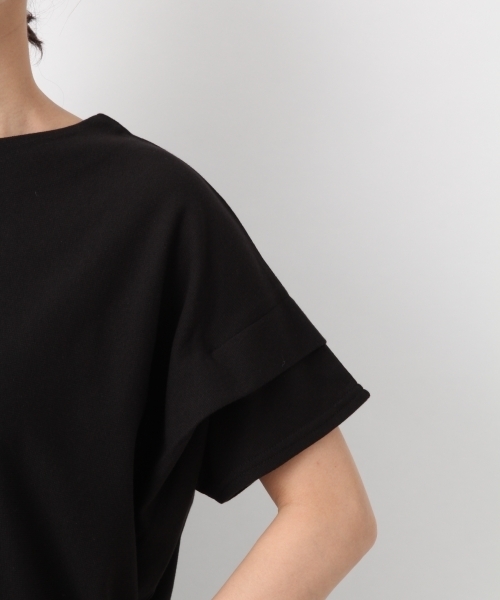 LEPSIM（レプシィム）の「ポンチベーシックVネックプルオーバー5S　786131（Tシャツ/カットソー・レディース・ブラック/ネイビー/オフホワイト/グリーン/キャメル・FREE）」の20枚目の写真