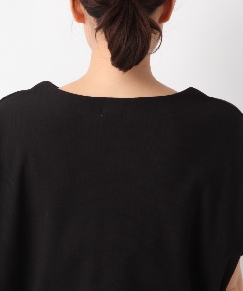 LEPSIM（レプシィム）の「ポンチベーシックVネックプルオーバー5S　786131（Tシャツ/カットソー・レディース・ブラック/ネイビー/オフホワイト/グリーン/キャメル・FREE）」の22枚目の写真