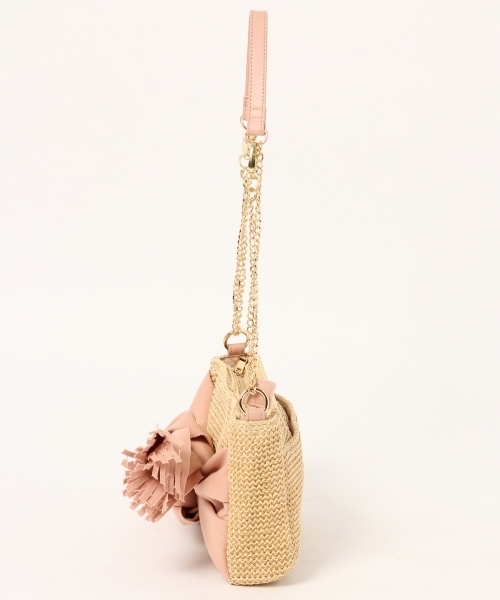 Heather（ヘザー）の「リボンクラッチショルダー　790582（ショルダーバッグ・レディース・ブラック/ピンク/アイボリー・ONESIZE/FREE）」の8枚目の写真