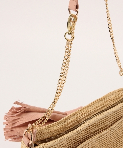 Heather（ヘザー）の「リボンクラッチショルダー　790582（ショルダーバッグ・レディース・ブラック/ピンク/アイボリー・ONESIZE/FREE）」の11枚目の写真