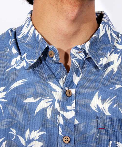 ８(eight)（エイト）の「アロハ柄 7分袖シャツ 花柄 コットン（シャツ/ブラウス・メンズ・A/B/C・MEDIUM/LARGE/X-LARGE）」の19枚目の写真