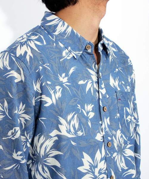 ８(eight)（エイト）の「アロハ柄 7分袖シャツ 花柄 コットン（シャツ/ブラウス・メンズ・A/B/C・MEDIUM/LARGE/X-LARGE）」の20枚目の写真