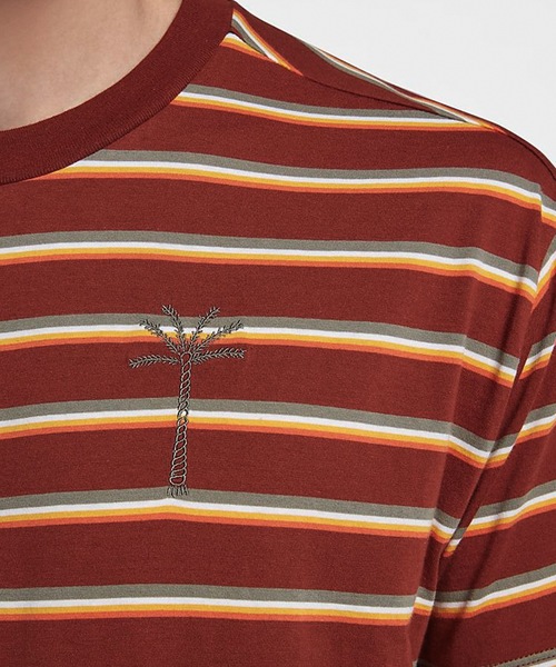 Hurley (ハーレー)の「M HRLY PORT CITY MOCK CREW SS(Tシャツ/カットソー・メンズ・チャコールグレー/ブルー/マルーン・SMALL/MEDIUM/LARGE)」の4枚目の写真