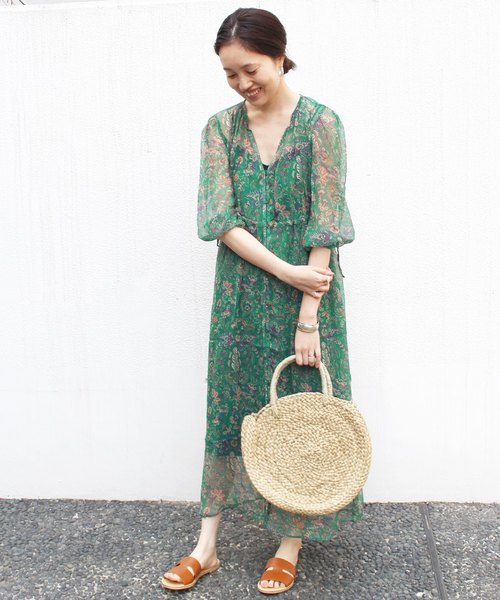 Slobe Iena スローブイエナ の ボタニカルフラワーワンピース ワンピース Wear