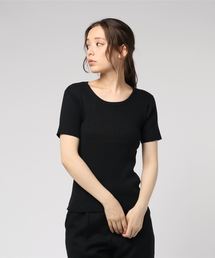 AMERICAN HOLIC | ・Uネックリブプルオーバー(ニット/セーター)