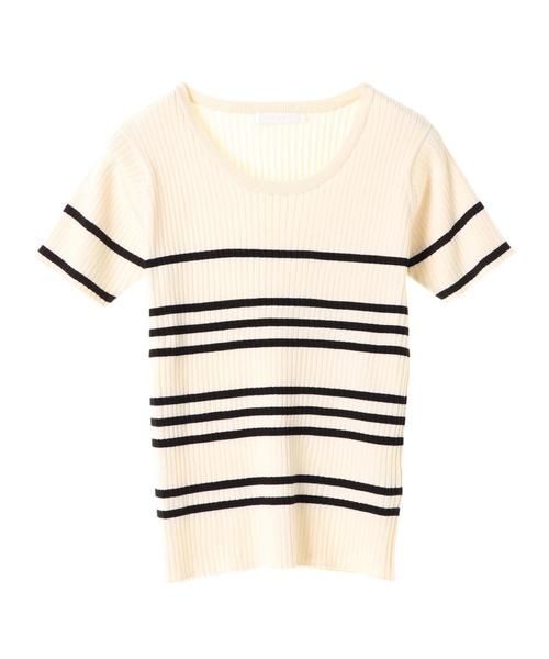 AMERICAN HOLIC（アメリカンホリック）の「・Uネックリブプルオーバー（ニット/セーター・レディース・オレンジ/ブルー/ブルー系その他2/オフホワイト/ブラック/ベージュ/ネイビー/ホワイト系その他4・M/L）」の15枚目の写真