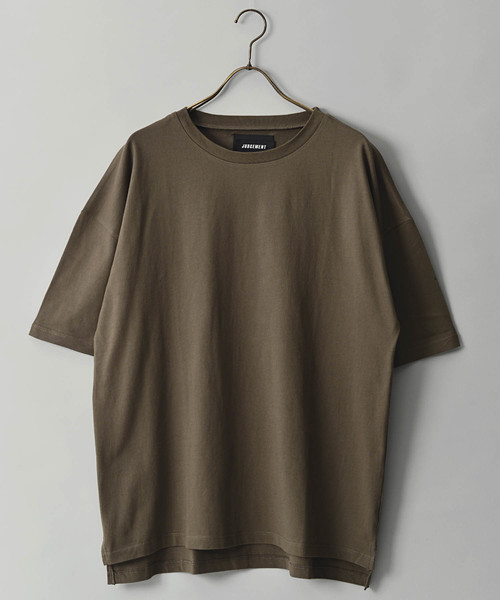 JACKROSE(ジャックローズ)の「JUDGEMENTビッグシルエットコットン無地Tシャツ(Tシャツ/カットソー・メンズ・ホワイト/ブラック/ダークグレー・M/L)」の3枚目の写真