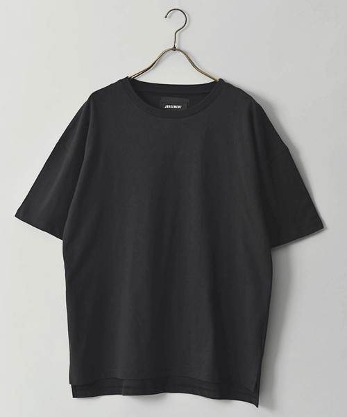 JACKROSE(ジャックローズ)の「JUDGEMENTビッグシルエットコットン無地Tシャツ(Tシャツ/カットソー・メンズ・ホワイト/ブラック/ダークグレー・M/L)」の1枚目の写真