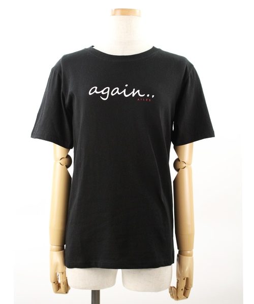 reca（レカ）の「◆recaオリジナル◆again ロゴTシャツ（Tシャツ/カットソー・レディース・ホワイト系その他/ブラック系その他/ホワイト系その他2・FREE）」の19枚目の写真