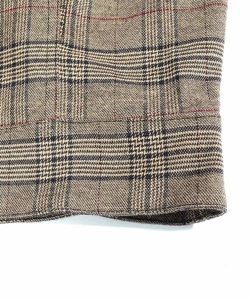 neos（ネオス）の「【neos -addictive design-】ビッグシルエット タータンチェック  シャツ ジャケット（カバーオール・メンズ・ブラウン/グレー・MEDIUM/LARGE/X-LARGE）」の8枚目の写真