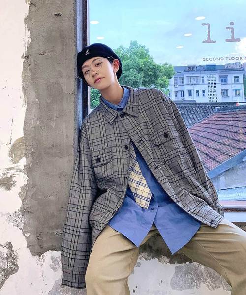 J-POP シャツ サカナクション NF BLOUSON SHIRTS ネイビー J-POP シャツ サカナクション NF BLOUSON SHIRTS ネイビー