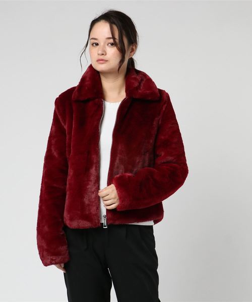 guess maroon jacket