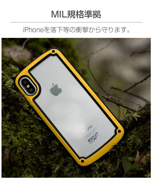 ROOT CO.（ルート）の「iPhone XS iPhone X ケース ROOT CO. Gravity Shock Resist Tough & Basic Case. 透明 クリアケース（スマホケース/カバー・メンズ・ブラック/レッド/カーキ/イエロー/ブルー/ホワイト・FREE）」の13枚目の写真
