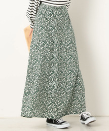 archives | 単色花柄Aラインスカート(スカート)