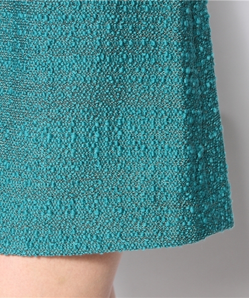 La TOTALITE（ラトータリテ）の「ヴィーナスブークレポケスカート（スカート・レディース・ホワイト/グリーン・36/38/40）」の8枚目の写真