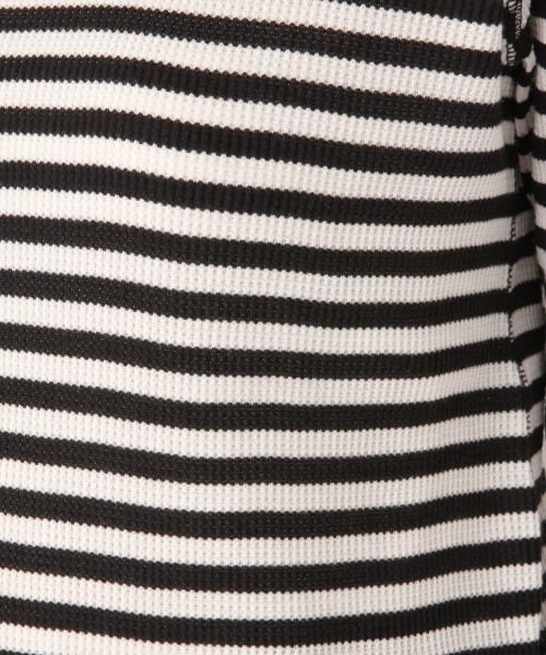 GLOBAL WORK(グローバルワーク)の「BEAUTEEワッフルクルーTEE/823918(Tシャツ/カットソー・レディース・ダークブルー/ホワイト/ブラック/その他/オフホワイト・MEDIUM/LARGE)」の12枚目の写真