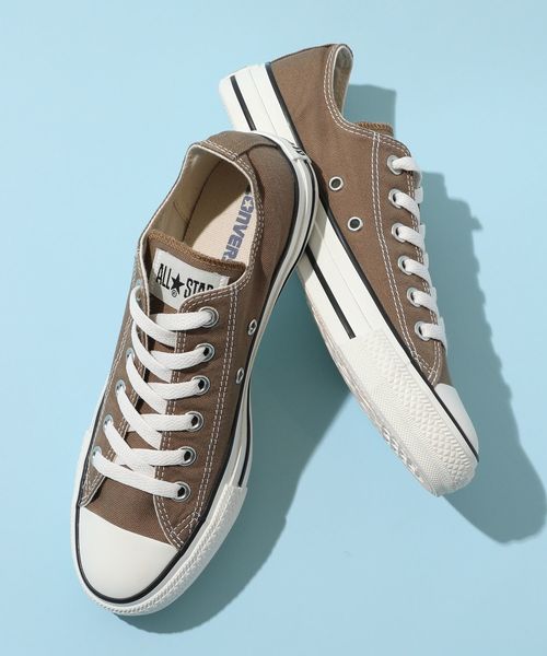 CONVERSE(コンバース)の「CONVERSE コンバース/ALL STAR WASHED CANVAS LOW オールスターウォッシュドキャンバスローカットスニーカー(スニーカー・レディース・パープル/ブラウン/ホワイト・23.0cm/24.0cm)」の2枚目の写真