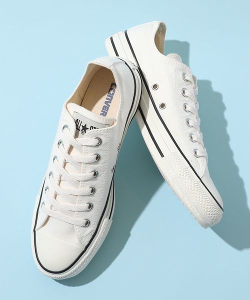 CONVERSE(コンバース)の「CONVERSE コンバース/ALL STAR WASHED CANVAS LOW オールスターウォッシュドキャンバスローカットスニーカー(スニーカー・レディース・パープル/ブラウン/ホワイト・23.0cm/24.0cm)」の1枚目の写真