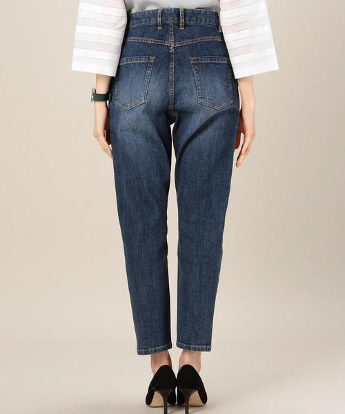 BEAUTY&YOUTH UNITED ARROWS(ビューティーアンドユースユナイテッドアローズ)の「by ※∵デニムテーパード9分丈パンツ◆(デニムパンツ・レディース・ホワイト/ネイビー/コバルトブルー/ロイヤルブルー・MEDIUM/LARGE/SMALL)」の19枚目の写真