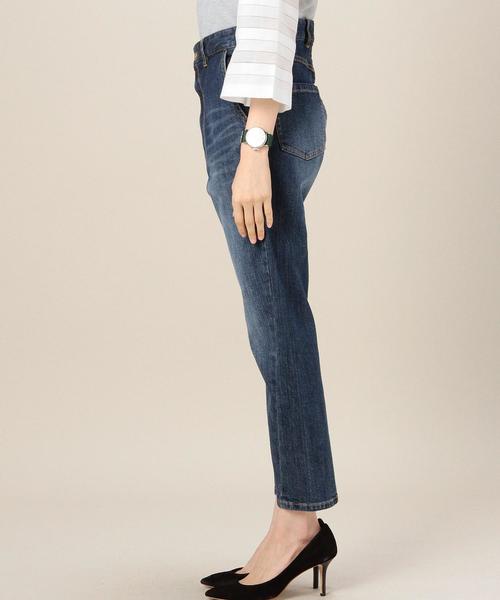 BEAUTY&YOUTH UNITED ARROWS(ビューティーアンドユースユナイテッドアローズ)の「by ※∵デニムテーパード9分丈パンツ◆(デニムパンツ・レディース・ホワイト/ネイビー/コバルトブルー/ロイヤルブルー・MEDIUM/LARGE/SMALL)」の21枚目の写真