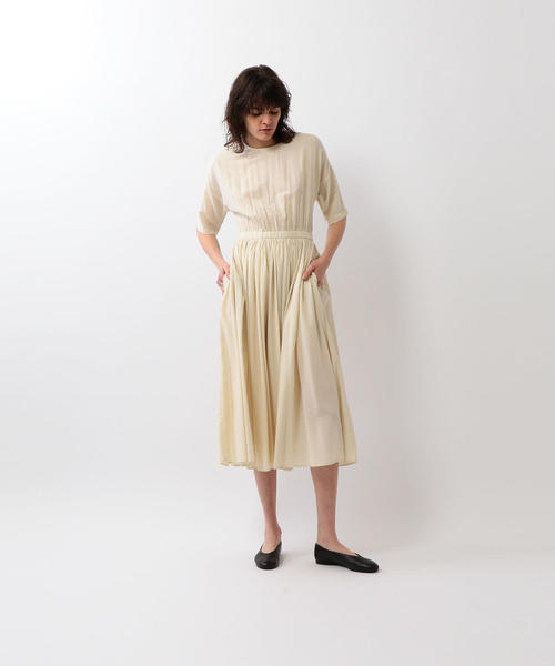 BLACK CRANE（ブラッククレーン）の「＜BLACK CRANE＞PLEATED DRESS