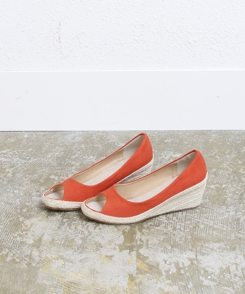 coen（コーエン）の「オープントゥエスパドリーユサンダル（サンダル・レディース・ケリー/ネイビー/オレンジ・MEDIUM/SMALL/LARGE）」の5枚目の写真