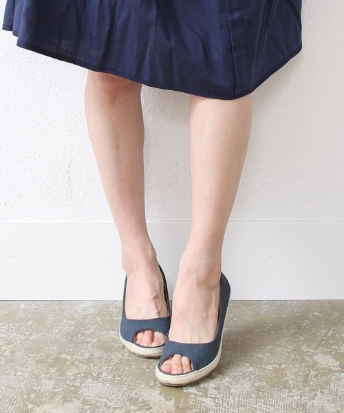 coen（コーエン）の「オープントゥエスパドリーユサンダル（サンダル・レディース・ケリー/ネイビー/オレンジ・MEDIUM/SMALL/LARGE）」の6枚目の写真