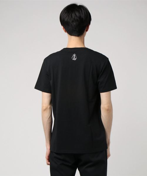 THE MORNING AFTER(ザ モーニング アフター)の「[ WOODS / ウッズ } campプリントT(Tシャツ/カットソー・メンズ・ホワイト/ブラック/ネイビー・MEDIUM/LARGE/X-LARGE)」の6枚目の写真