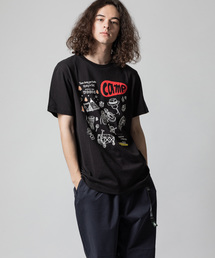 THE MORNING AFTER | [ WOODS / ウッズ } campプリントT(Tシャツ/カットソー)