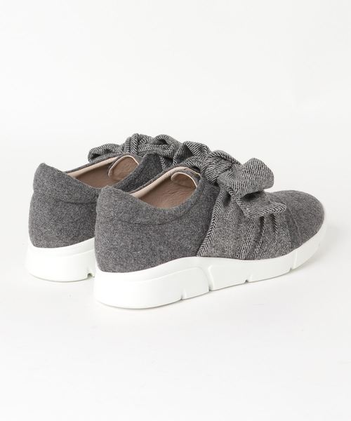 あしながおじさん(アシナガオジサン)の「〈あしながおじさん〉リボンスニーカー(スニーカー・レディース・ブラック/グレー/ネイビー・M/S/L/LL)」の12枚目の写真