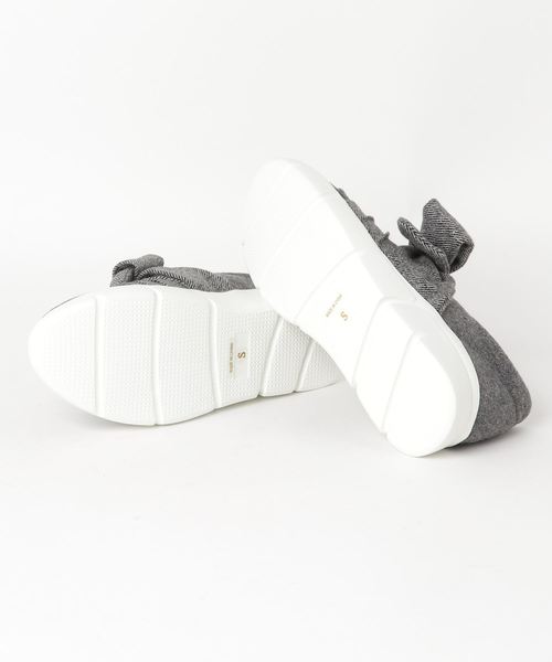 あしながおじさん(アシナガオジサン)の「〈あしながおじさん〉リボンスニーカー(スニーカー・レディース・ブラック/グレー/ネイビー・M/S/L/LL)」の13枚目の写真