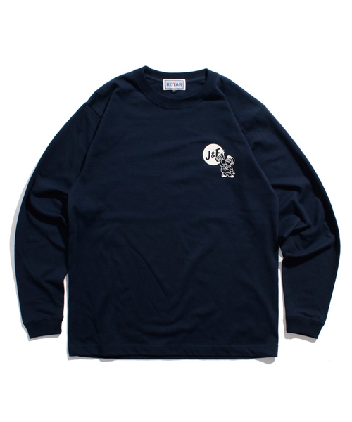 ROTAR(ローター)の「J&F HW LS Tee ヘビーウェイト ロンT(Tシャツ/カットソー・メンズ・ブラック/ホワイト/ネイビー・SMALL/LARGE/MEDIUM/X-LARGE)」の3枚目の写真