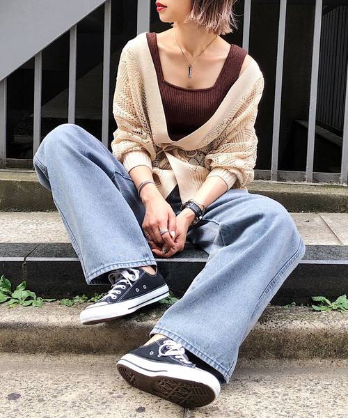 PAGEBOY（ページボーイ）の「スカシアミカシュクールカーディガン（カーディガン/ボレロ・レディース・ブラック/ダークブラウン/ベージュ・FREE）」の20枚目の写真