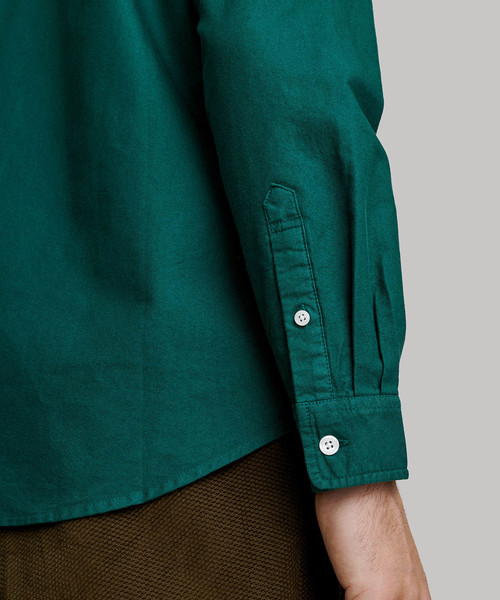 Saturdays NYC（サタデーズ ニューヨークシティ ）の「Crosby Oxford Long Sleeve Shirt（シャツ/ブラウス・メンズ・ターコイズブルー・X-SMALL/S/M/L/XL）」の5枚目の写真