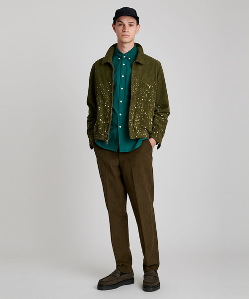 Saturdays NYC（サタデーズ ニューヨークシティ ）の「Crosby Oxford Long Sleeve Shirt（シャツ/ブラウス・メンズ・ターコイズブルー・X-SMALL/S/M/L/XL）」の4枚目の写真