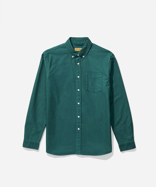 Saturdays NYC（サタデーズ ニューヨークシティ ）の「Crosby Oxford Long Sleeve Shirt（シャツ/ブラウス・メンズ・ターコイズブルー・X-SMALL/S/M/L/XL）」の3枚目の写真