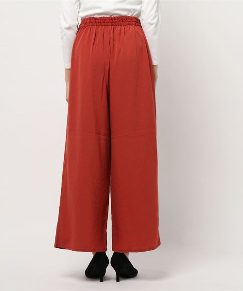 LOWRYS FARM（ローリーズファーム）の「ウエストイージーパンツ　852204（その他パンツ・レディース・ブラウン/レッド/アイボリー/レオパード・FREE）」の6枚目の写真