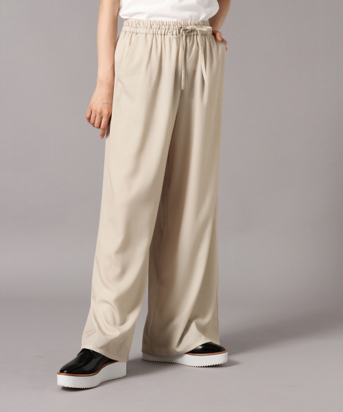 LOWRYS FARM（ローリーズファーム）の「ウエストイージーパンツ　852204（その他パンツ・レディース・ブラウン/レッド/アイボリー/レオパード・FREE）」の2枚目の写真