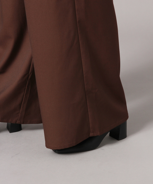 LOWRYS FARM（ローリーズファーム）の「ウエストイージーパンツ　852204（その他パンツ・レディース・ブラウン/レッド/アイボリー/レオパード・FREE）」の9枚目の写真