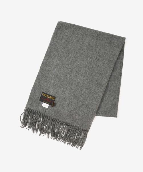 Perle Peche(ペルルペッシュ)の「TWEED MILL ストール(ストール/スヌード)」|グレー