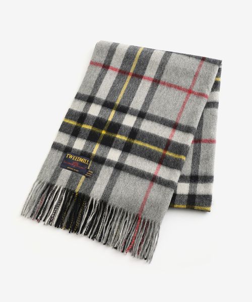 Perle Peche(ペルルペッシュ)の「TWEED MILL ストール(ストール/スヌード)」|グレー系その他2