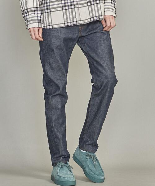 BEAUTY&YOUTH UNITED ARROWS（ビューティーアンドユースユナイテッドアローズ）の「BY セルビッチ デニム 5P テーパード -MADE IN JAPAN-（デニムパンツ・メンズ・ネイビー・28inch/34inch/30inch/32inch）」の3枚目の写真