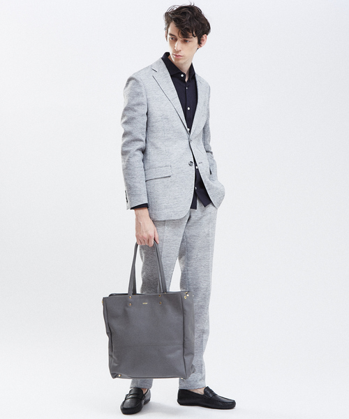 TUSTING（タスティング）の「【TUSTING×ABAHOUSE/別注】2wayレザートートバッグ Stilton（トートバッグ・メンズ・ブラック/ネイビー/グレー・フリー）」の10枚目の写真