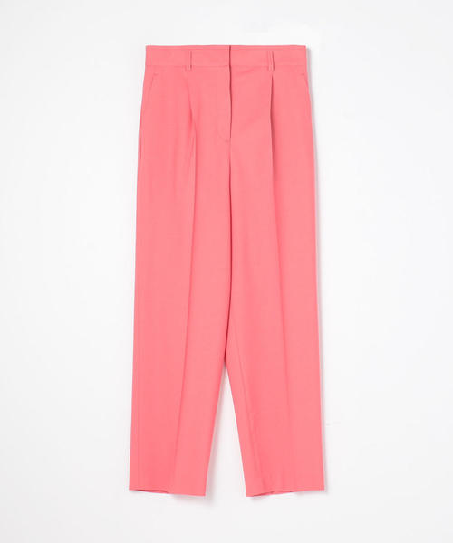 TOMORROWLAND （トゥモローランド）の「クリアストレッチトロピカル フロントタックパンツ（その他パンツ・レディース・レッド/ライトブルー/ライトベージュ・36/34/32/40）」の22枚目の写真