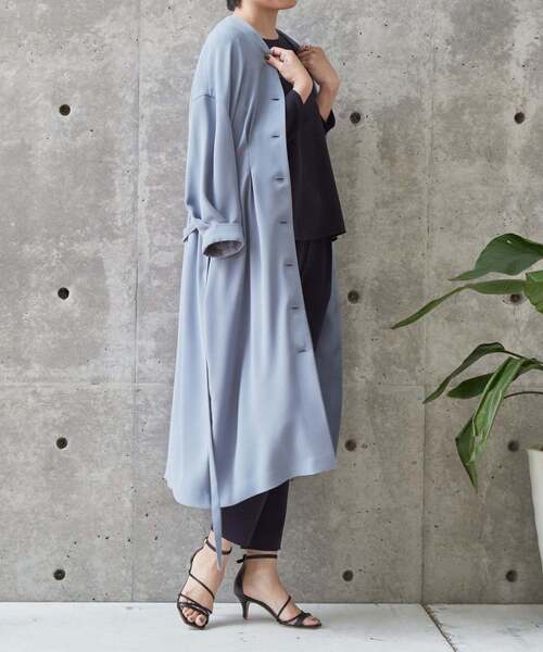 Liesse（リエス）の「2WAYワンピース（ワンピース・レディース・ネイビー/サックスブルー/イエロー/ライトベージュ・FREE）」の3枚目の写真