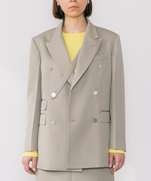 JANESMITH（ジェーンスミス）の「JANESMITH ジェーンスミス / PEAKED LAPEL W BREASTED JACKET ピークトラペルダブルブレストジャケット（テーラードジャケット）」