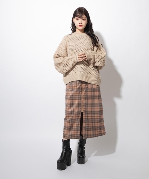 ALLSAINTS ケーブルニットセーター M ライトベージュ ALLSAINTS ケーブルニットセーター M ライトベージュ Mysa&Liina