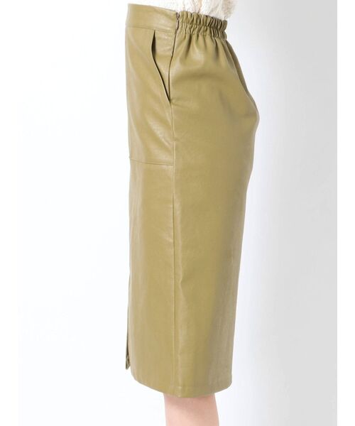 EMODA（エモダ）の「ポケットタイトミディスカート（スカート・レディース・ブラック/カーキ/ベージュ・SMALL/MEDIUM）」の11枚目の写真