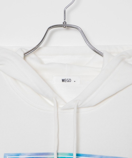 WEGO（ウィゴー）の「WEGO/レインボーフォトプリントパーカー（パーカー・レディース・ホワイト/ブラック・SMALL/MEDIUM/LARGE）」の7枚目の写真