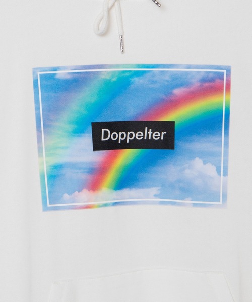 WEGO（ウィゴー）の「WEGO/レインボーフォトプリントパーカー（パーカー・レディース・ホワイト/ブラック・SMALL/MEDIUM/LARGE）」の11枚目の写真